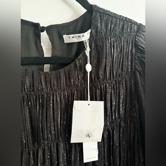 TRINA TURK | BNWT Black Silvery dress | size xs - Picture 8 of 11